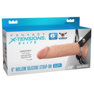 6" Silicone Hollow Strap-on - Dual Density | ViPstore.hu - Erotika webáruház #1 - EAN 603912775709 | SKU PIPE415821