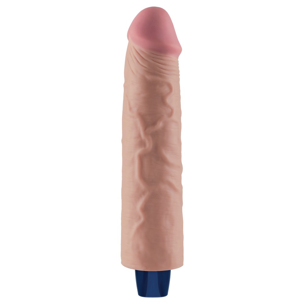 9.5" REAL SOFTEE Rechargeable Vibrating Dildo(Flesh) | ViPstore.hu - Erotika webáruház #9 - EAN }