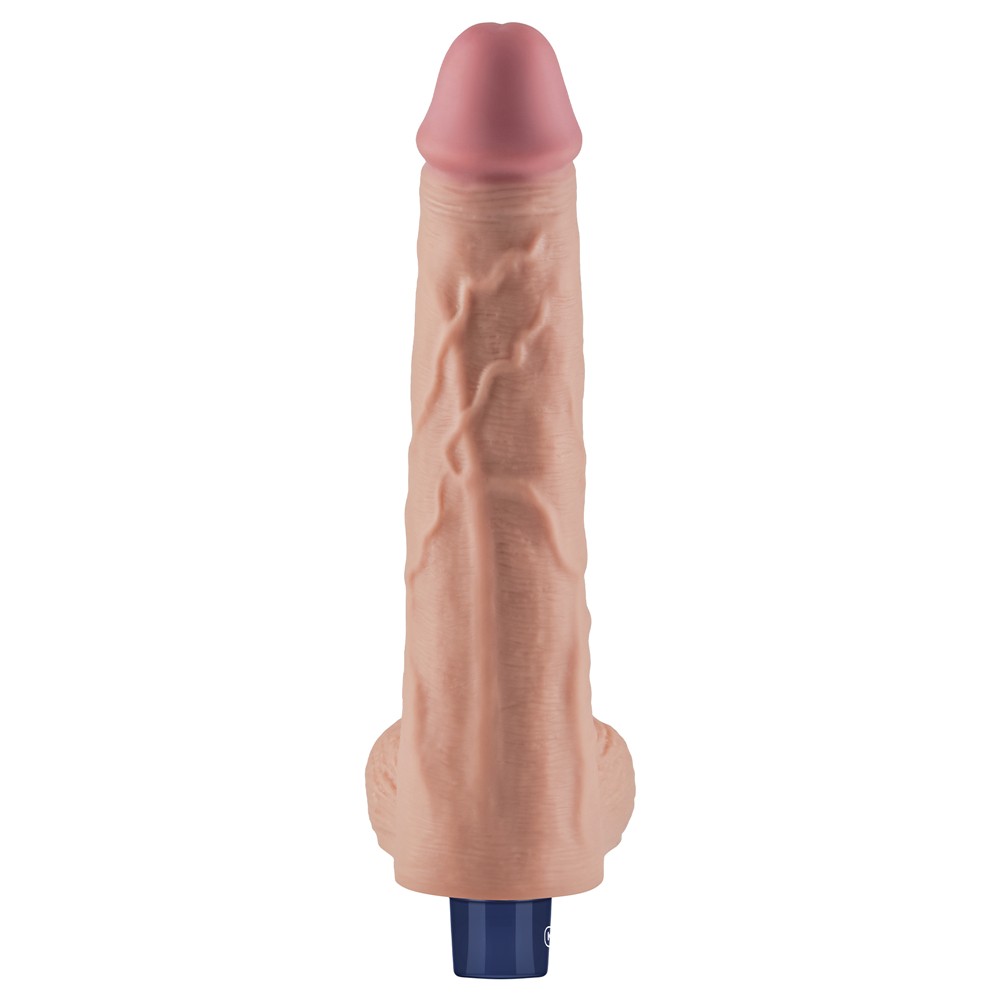 10" REAL SOFTEE Rechargeable Vibrating Dildo(Flesh)_B15O50_4 | ViPstore.hu - Erotika webáruház #10 - EAN 6942063401414 | SKU LVTOY00778