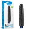 9.5" REAL SOFTEE Rechargeable Vibrating Dildo(Black)_B15O50_4 | ViPstore.hu - Erotika webáruház #1 - EAN 6942063401438 | SKU LVTOY00781
