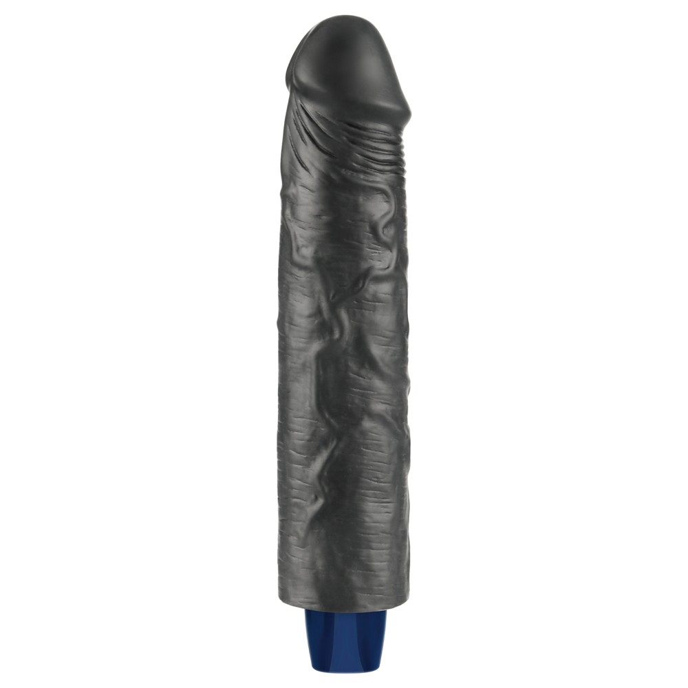 9.5" REAL SOFTEE Rechargeable Vibrating Dildo(Black)_B15O50_4 | ViPstore.hu - Erotika webáruház #9 - EAN }