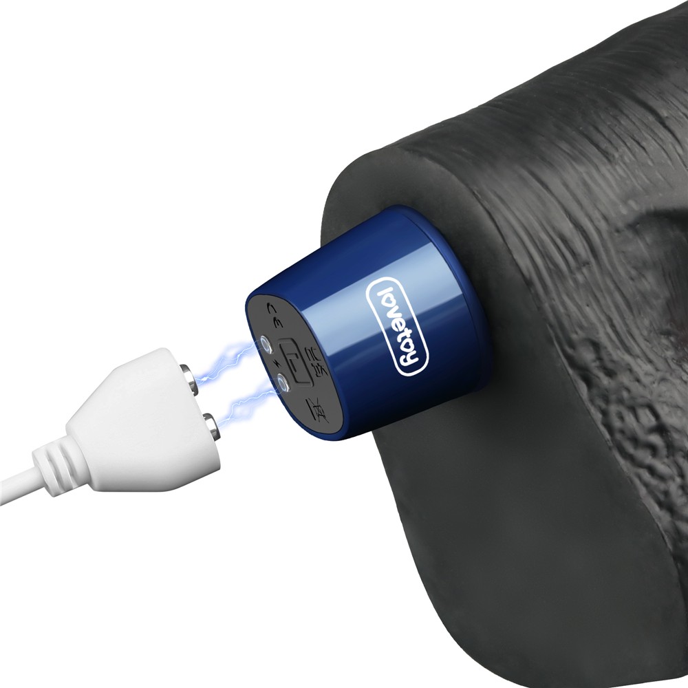 10.5" REAL SOFTEE Rechargeable Vibrating Dildo(Black)_B15O50_4 | ViPstore.hu - Erotika webáruház #5 - EAN 6942063401490 | SKU LVTOY00783