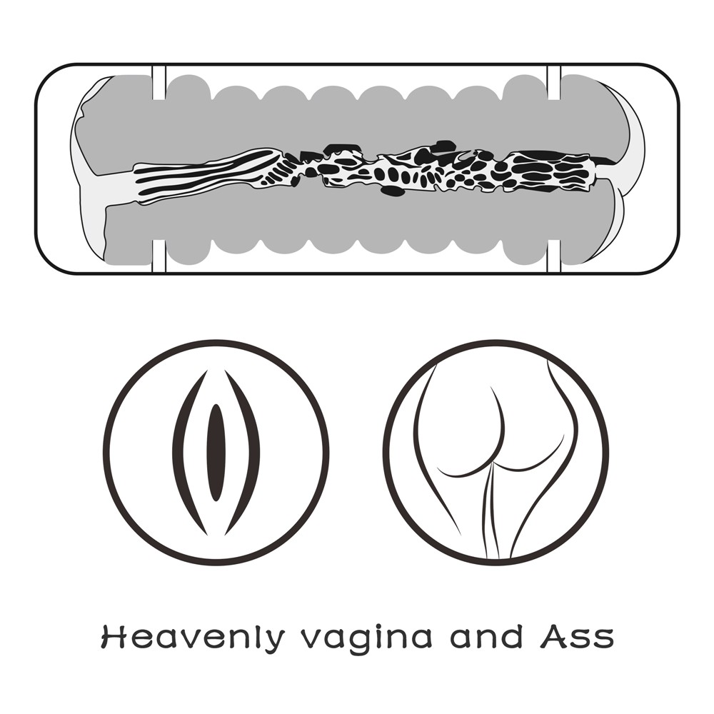 Virgin-skin Blowout Double Side Stroker Vagina and Ass | ViPstore.hu - Erotika webáruház #9 - EAN }