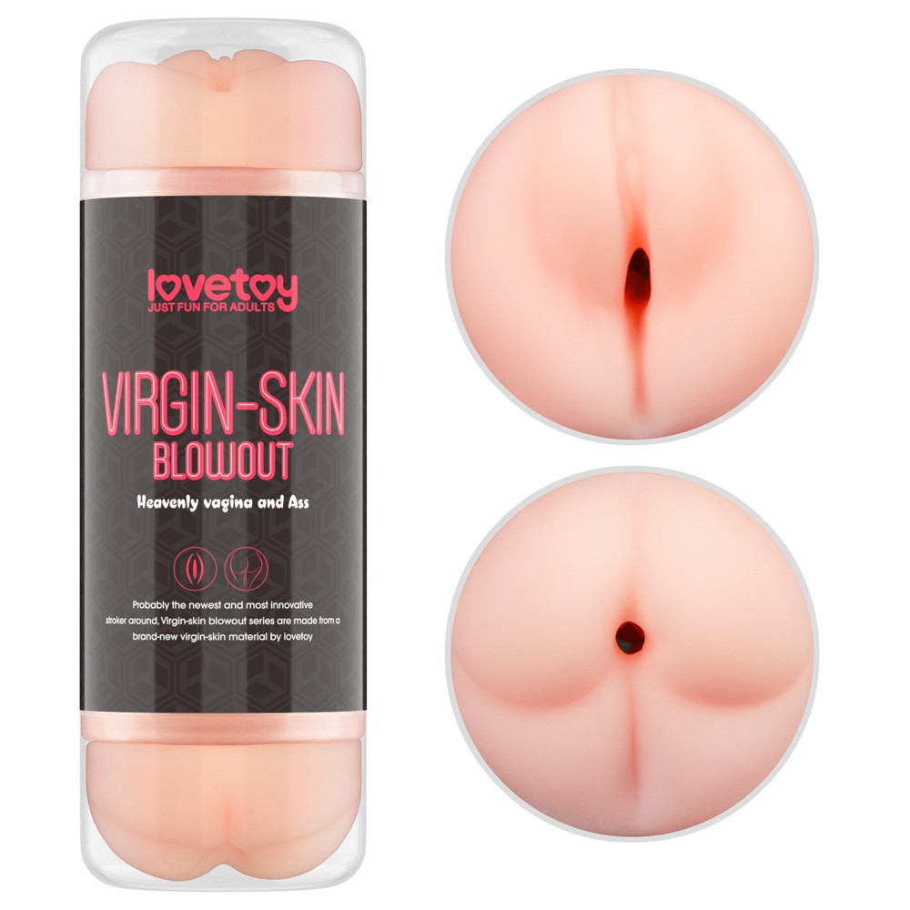 Virgin-skin Blowout Double Side Stroker Vagina and Ass | ViPstore.hu - Erotika webáruház #10 - EAN 6970260908511 | SKU LVTOY00789