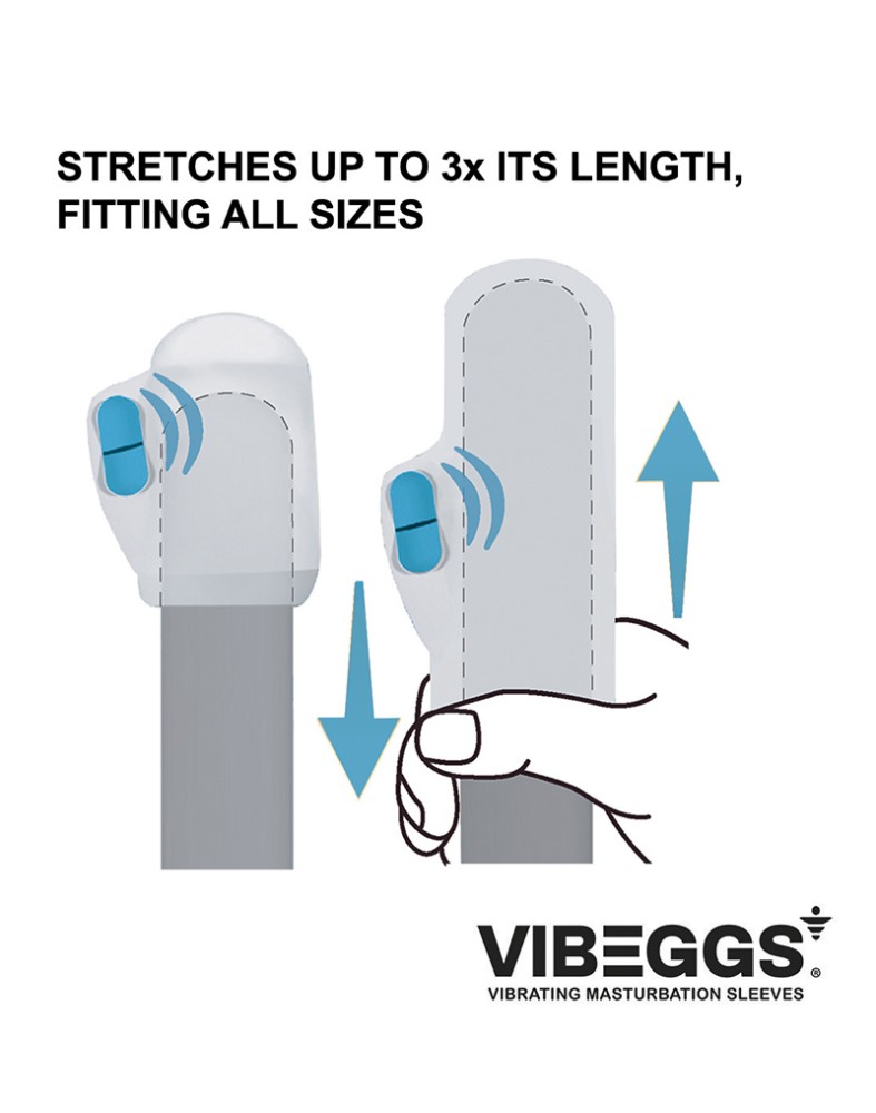 VIBEGGS - Blow Misty - Vibrating Masturbation Sleeve - White | ViPstore.hu - Erotika webáruház #10 - EAN 4903462555407 | SKU VIBEGGS003