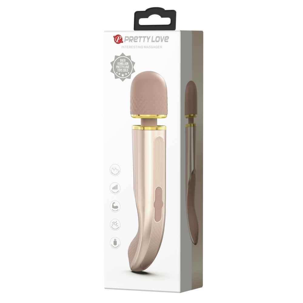 Pretty Love Interesting Massager Gold | ViPstore.hu - Erotika webáruház #1 - EAN 6959532328677 | SKU DEBRA01700