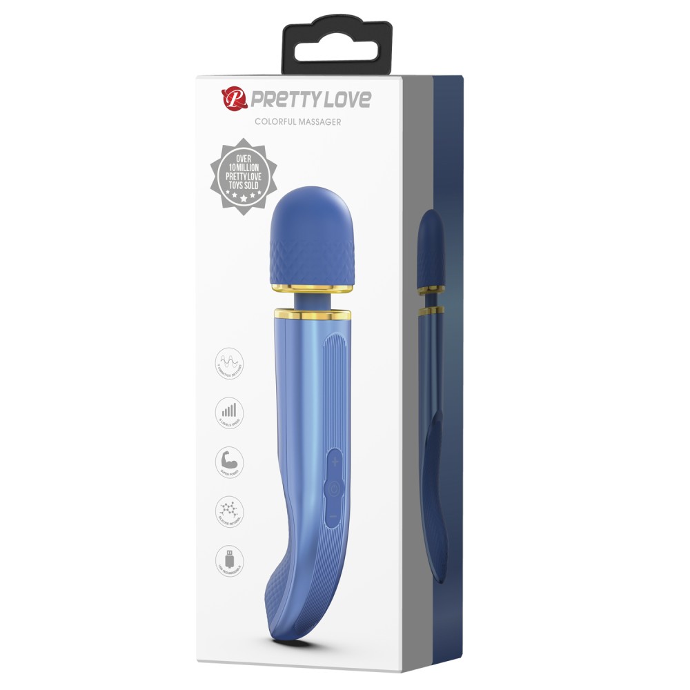 Pretty Love Colorful Massager Blue | ViPstore.hu - Erotika webáruház #1 - EAN 6959532328646 | SKU DEBRA01703