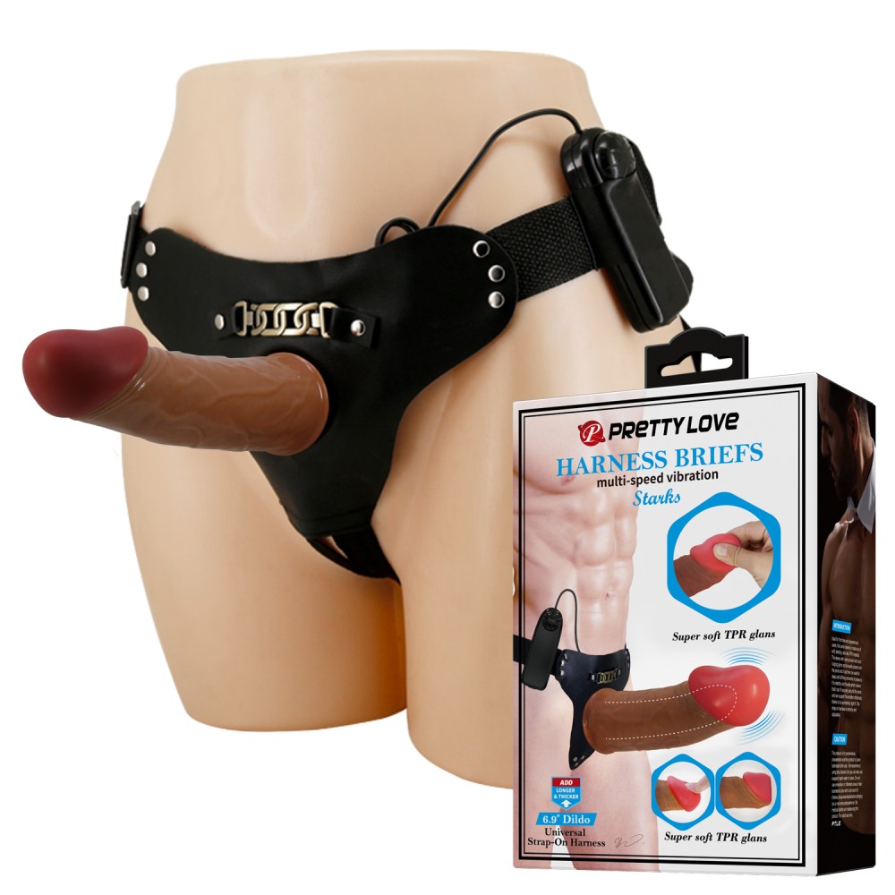 Pretty Love Stark Harness Briefs Brown | ViPstore.hu - Erotika webáruház #3 - EAN 6959532329421 | SKU DEBRA01803