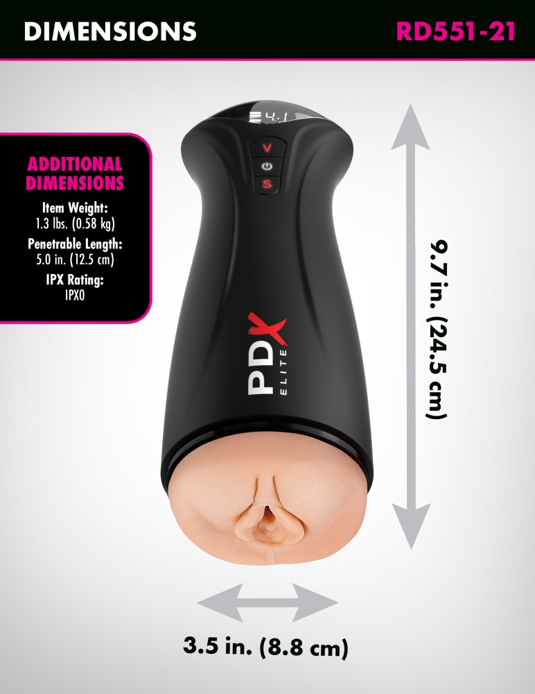 PDX Elite Fuck-Gasm - Light | ViPstore.hu - Erotika webáruház #6 - EAN 603912775556 | SKU PIPERD55121