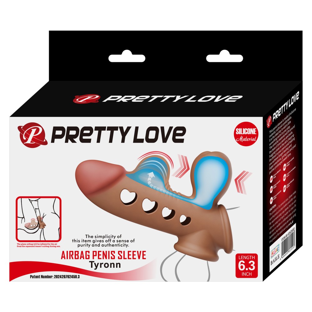 Pretty Love Tyronn Airbag Penis Sleeve | ViPstore.hu - Erotika webáruház #1 - EAN 6959532361513 | SKU DEBRA01829