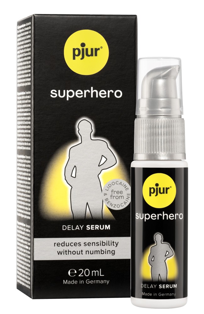 pjur Superhero delay Serum for men - 20 ml | ViPstore.hu - Erotika webáruház #1 - EAN 827160116491 | SKU PJUR000114
