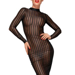 Classic dress made of elastic tulle - M | ViPstore.hu - Erotika webáruház #1 - EAN 5903050102241 | SKU NOIR000010
