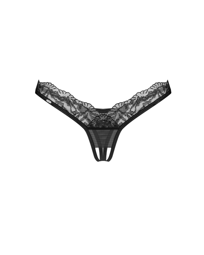 Arrowel Black crotchless thong L/XL | ViPstore.hu - Erotika webáruház #4 - EAN 5901688265659 | SKU OBSES02090