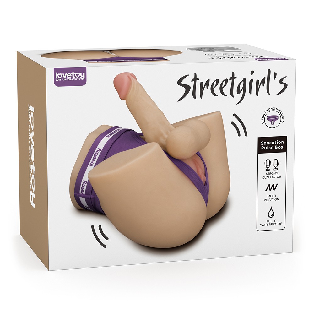Streetgirl's Dual Motor Sensation Pulse With Dildo | ViPstore.hu - Erotika webáruház #1 - EAN 6942063402329 | SKU LVTOY00807