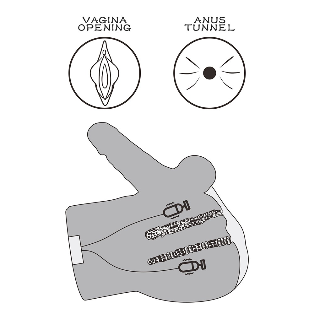 Streetgirl's Dual Motor Sensation Pulse With Dildo | ViPstore.hu - Erotika webáruház #6 - EAN 6942063402329 | SKU LVTOY00807