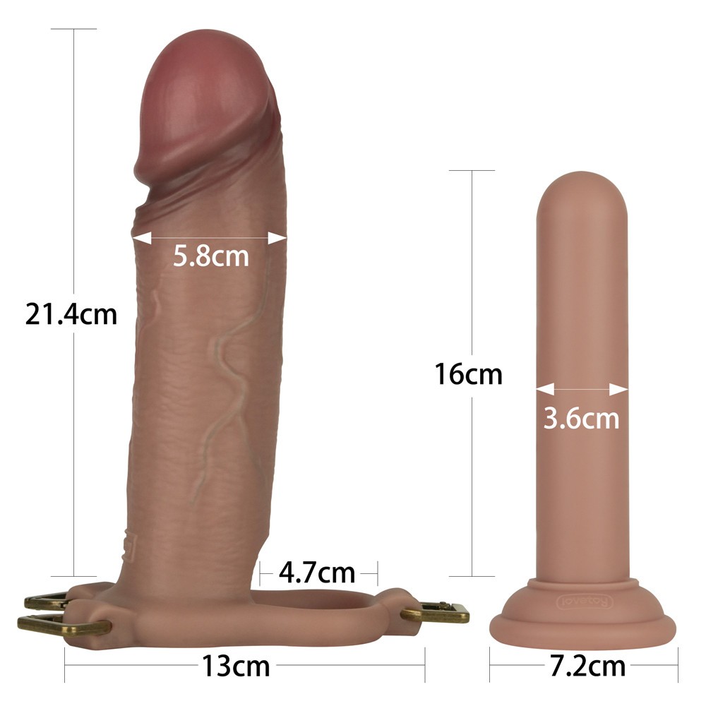 Ingen 9'' Enhanced Set XS/S/M (Flesh) | ViPstore.hu - Erotika webáruház #2 - EAN 6942063402046 | SKU LVTOY00809