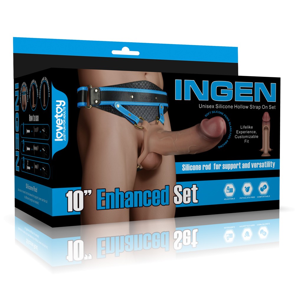 Ingen 10'' Enhanced Set XS/S/M (Flesh) | ViPstore.hu - Erotika webáruház #1 - EAN 6942063402053 | SKU LVTOY00811