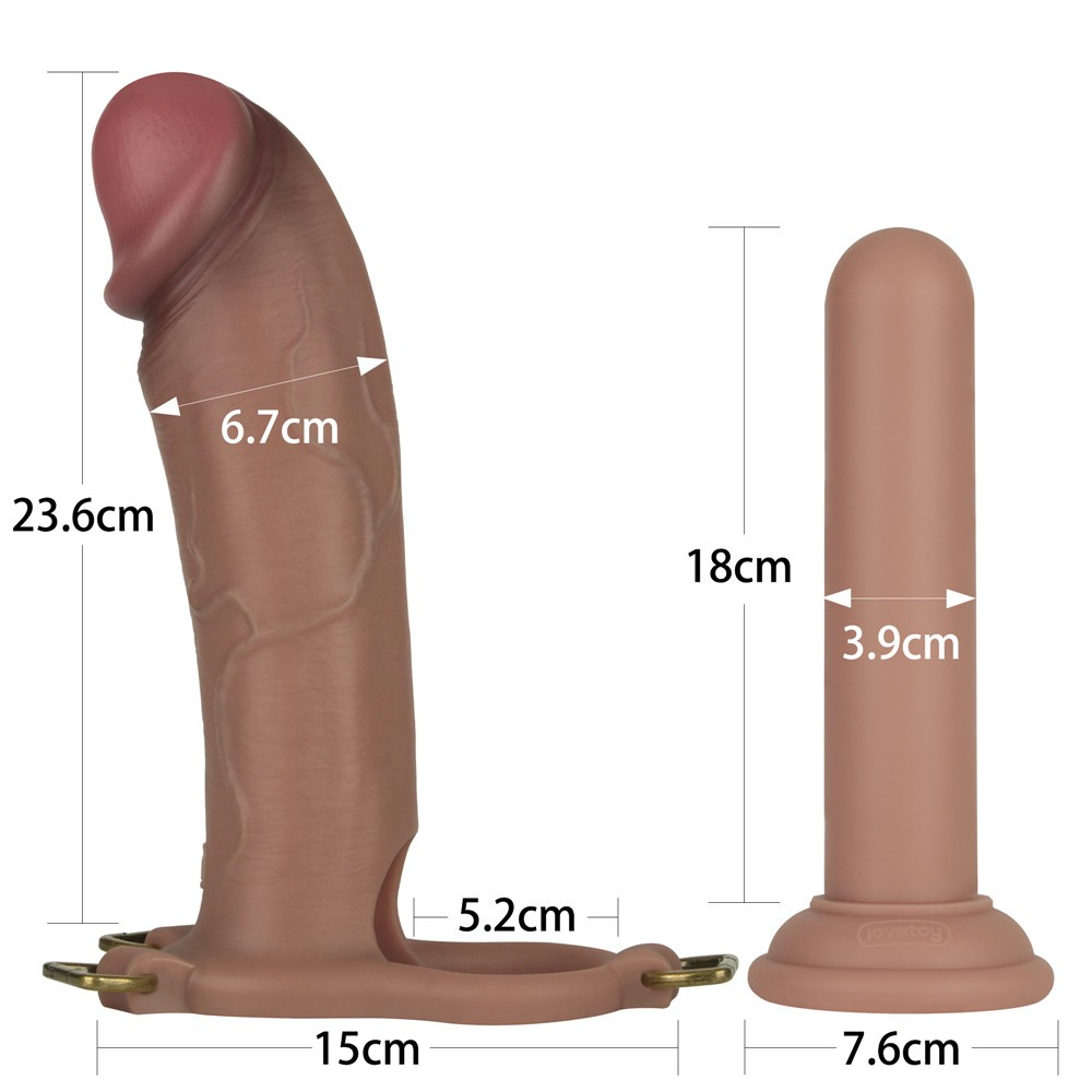 Ingen 10'' Enhanced Set L/XL/2XL (Flesh) | ViPstore.hu - Erotika webáruház #2 - EAN 6942063402077 | SKU LVTOY00812