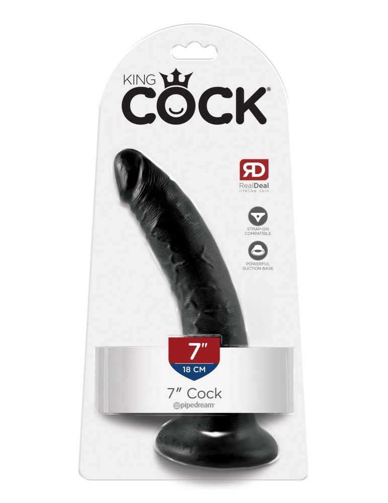 7" Cock  Black | ViPstore.hu - Erotika webáruház #1 - EAN 603912349924 | SKU PIPE550223