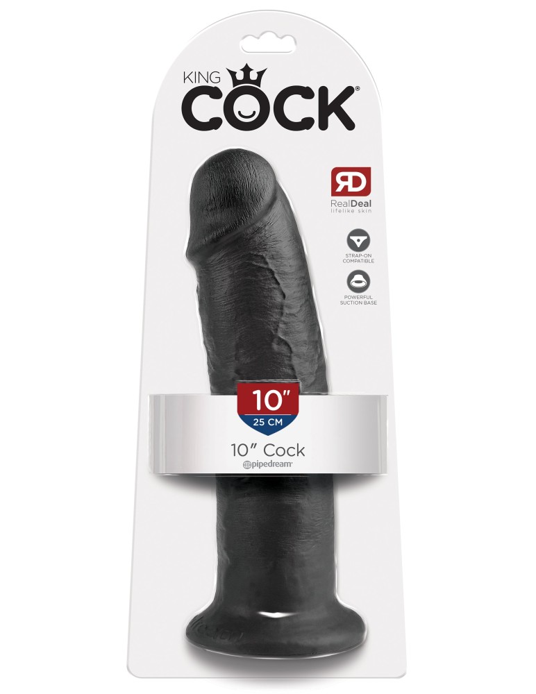 10" Cock  Black | ViPstore.hu - Erotika webáruház #1 - EAN 603912350012 | SKU PIPE550523