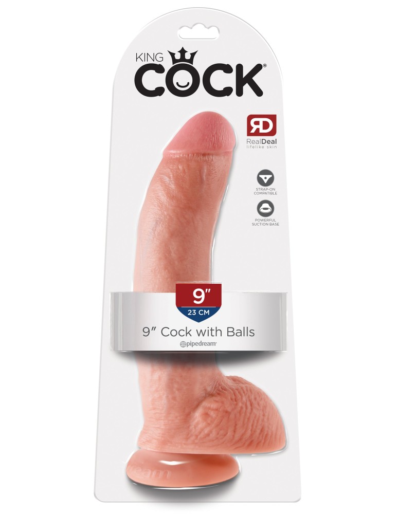 9" Cock with Balls  Light | ViPstore.hu - Erotika webáruház #1 - EAN 603912350173 | SKU PIPE550821