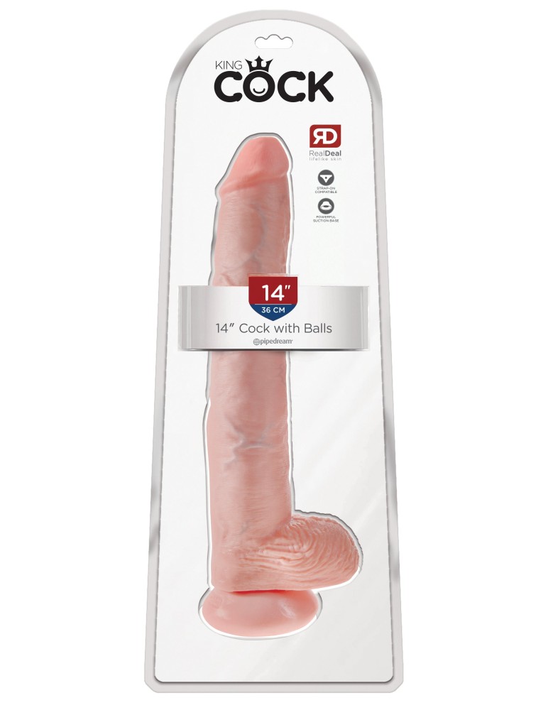 14" Cock with Balls  Light | ViPstore.hu - Erotika webáruház #1 - EAN 603912746648 | SKU PIPE553421