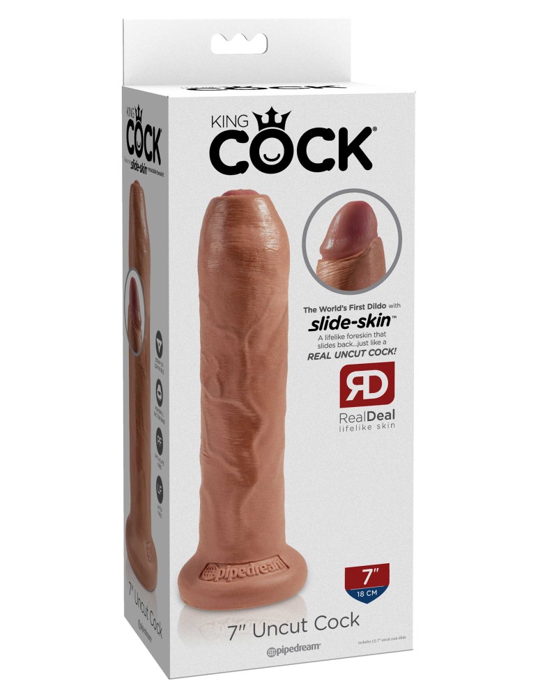 7" Uncut  Tan | ViPstore.hu - Erotika webáruház #1 - EAN 603912750829 | SKU PIPE556122
