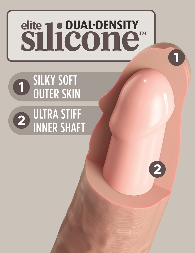 8" Dual Density Silicone Cock Light | ViPstore.hu - Erotika webáruház #7 - EAN 603912769319 | SKU PIPE577221