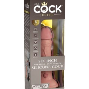 6" Dual Density Vibrating Silicone Cock Light | ViPstore.hu - Erotika webáruház #1 - EAN 603912769388 | SKU PIPE577621