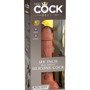 6" Dual Density Vibrating Silicone Cock  Tan | ViPstore.hu - Erotika webáruház #1 - EAN 603912769395 | SKU PIPE577622