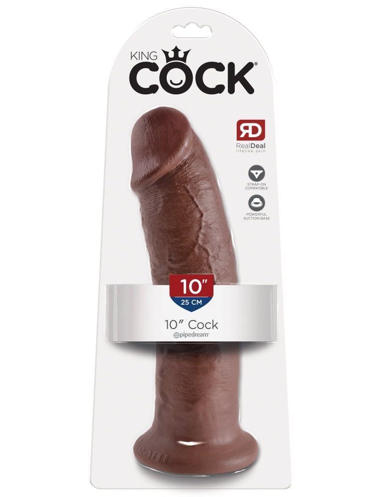 10" Cock  Brown | ViPstore.hu - Erotika webáruház #1 - EAN 603912350029 | SKU PIPE550529