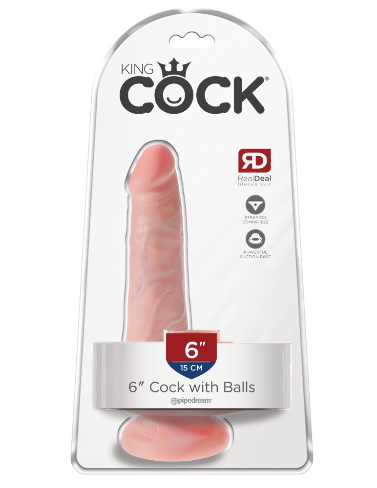 6" Cock with Balls  Light | ViPstore.hu - Erotika webáruház #1 - EAN 603912746525 | SKU PIPE553121