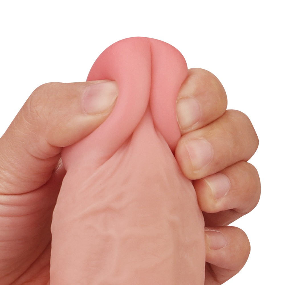 9.0'' Sliding Skin Dual Layer Dong Flesh | ViPstore.hu - Erotika webáruház #5 - EAN 6970260906364 | SKU LVTOY00292
