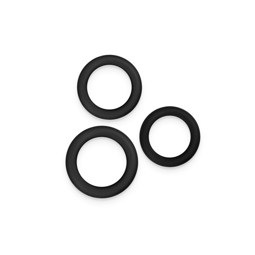Renegade - 3pc Slim Rings - Black | ViPstore.hu - Erotika webáruház #2 - EAN 657447110771 | SKU NSTOYS1209