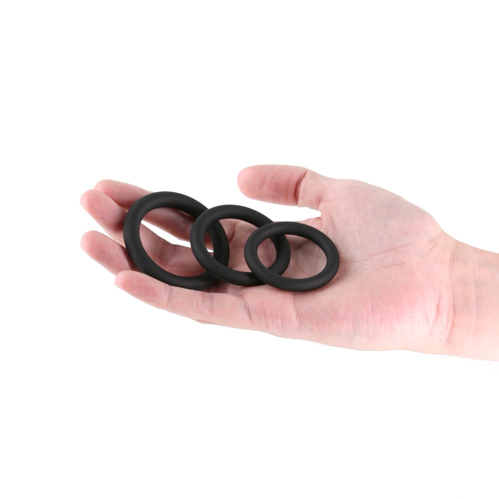 Renegade - 3pc Slim Rings - Black | ViPstore.hu - Erotika webáruház #3 - EAN 657447110771 | SKU NSTOYS1209