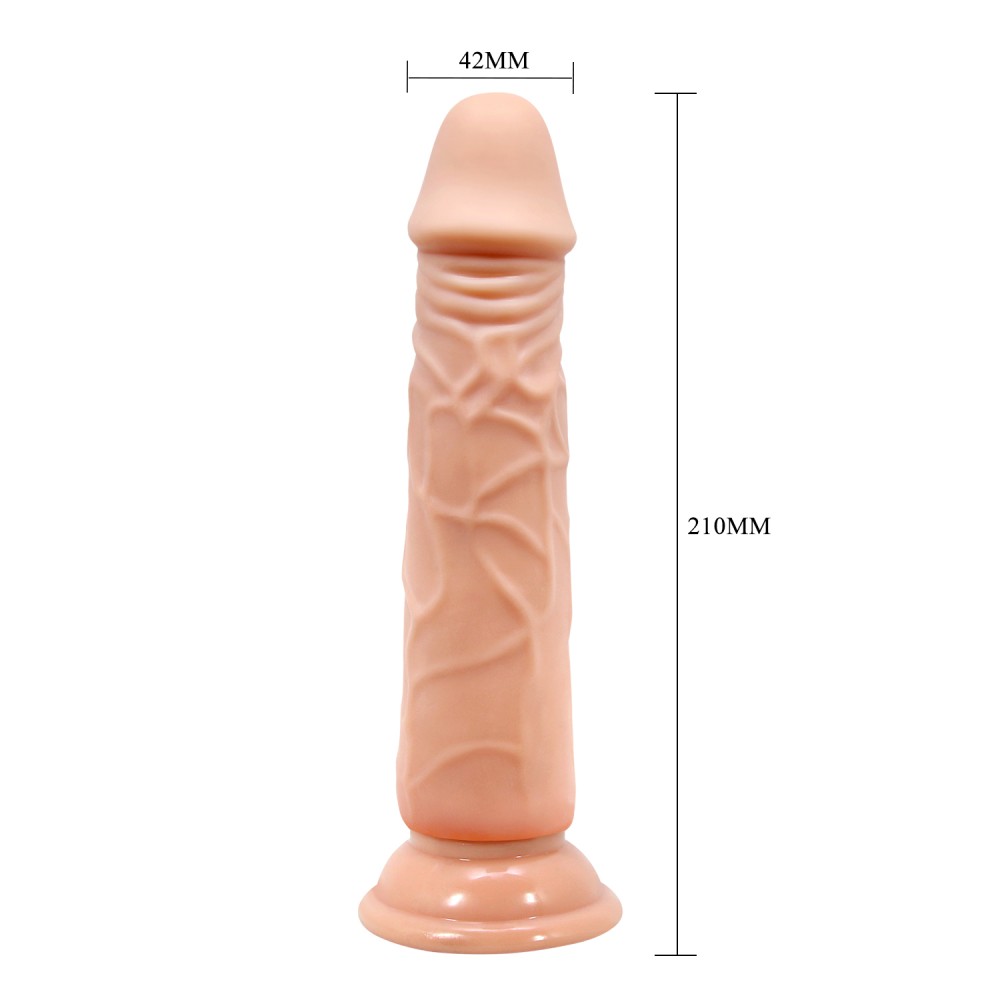 Barbara Calvin 8,3 " Dildo with Suction Cup - Image 5