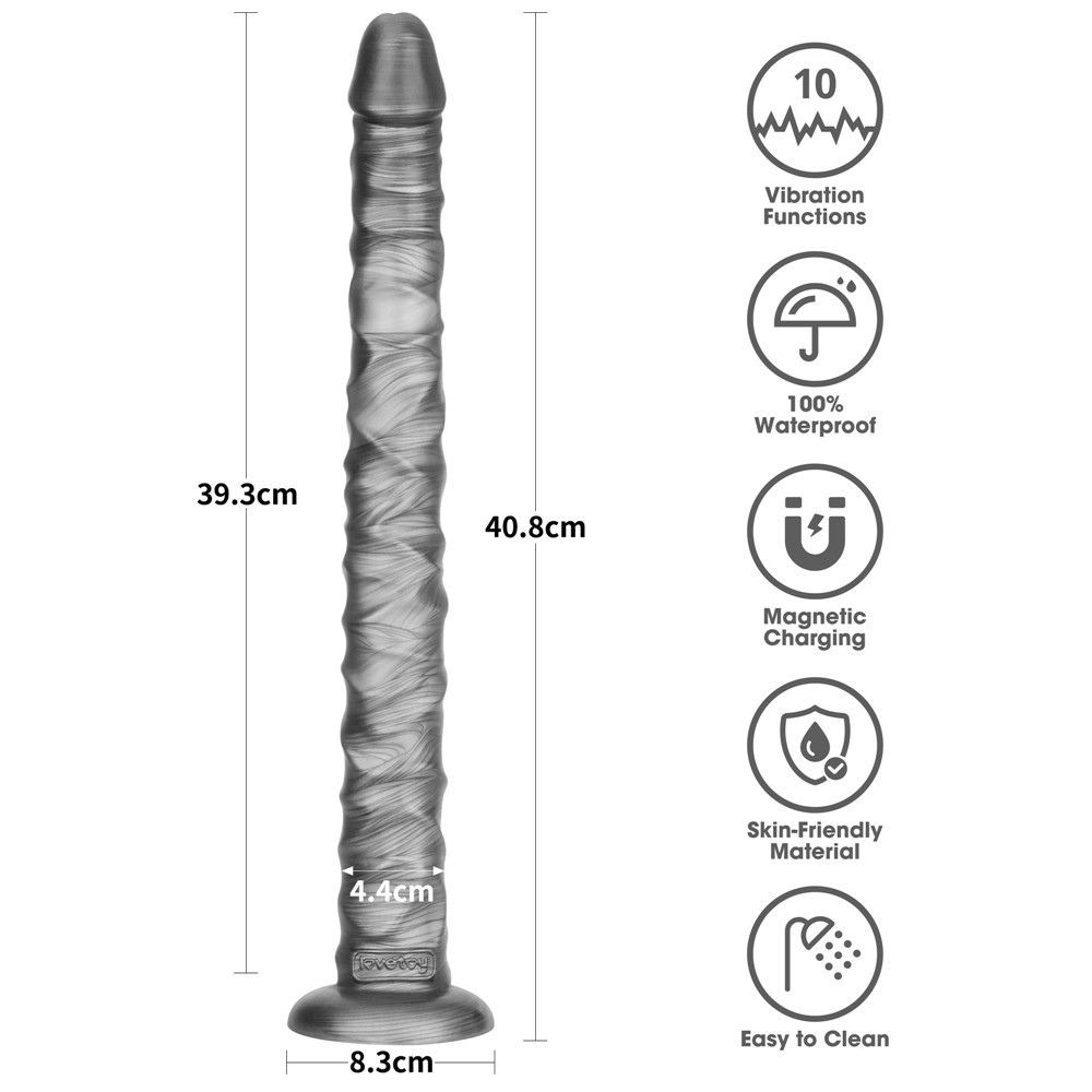 16" King Sized Vibrating Vibrax Slider | ViPstore.hu - Erotika webáruház #5 - EAN 6942063402466 | SKU LVTOY00815