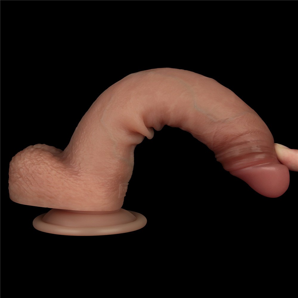 8.5'' Sliding Skin Pro Dual Layer Silicone Dong II | ViPstore.hu - Erotika webáruház #8 - EAN 6942063401988 | SKU LVTOY00820