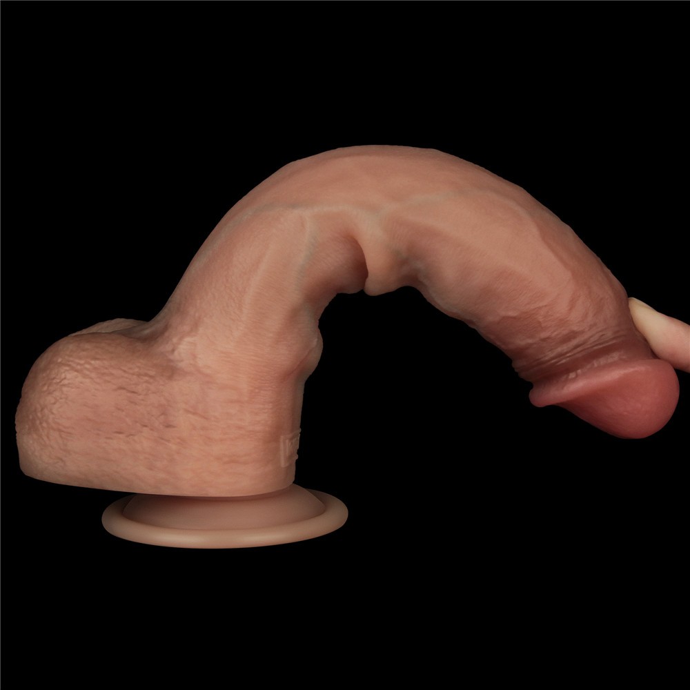 9'' Sliding Skin Pro Dual Layer Silicone Dong | ViPstore.hu - Erotika webáruház #8 - EAN 6942063401995 | SKU LVTOY00821