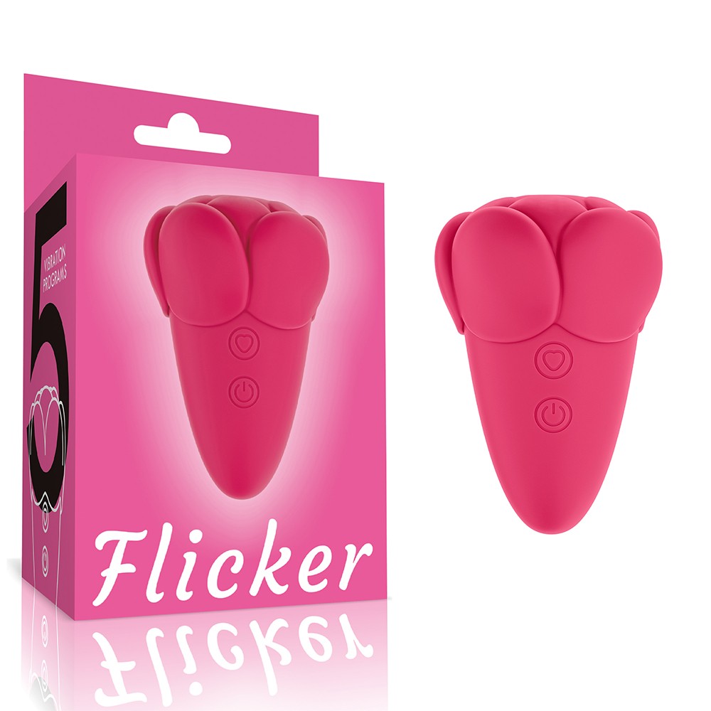 Flicker Rechargeable Vibrator Rose Red | ViPstore.hu - Erotika webáruház #1 - EAN 6942063401827 | SKU LVTOY00829