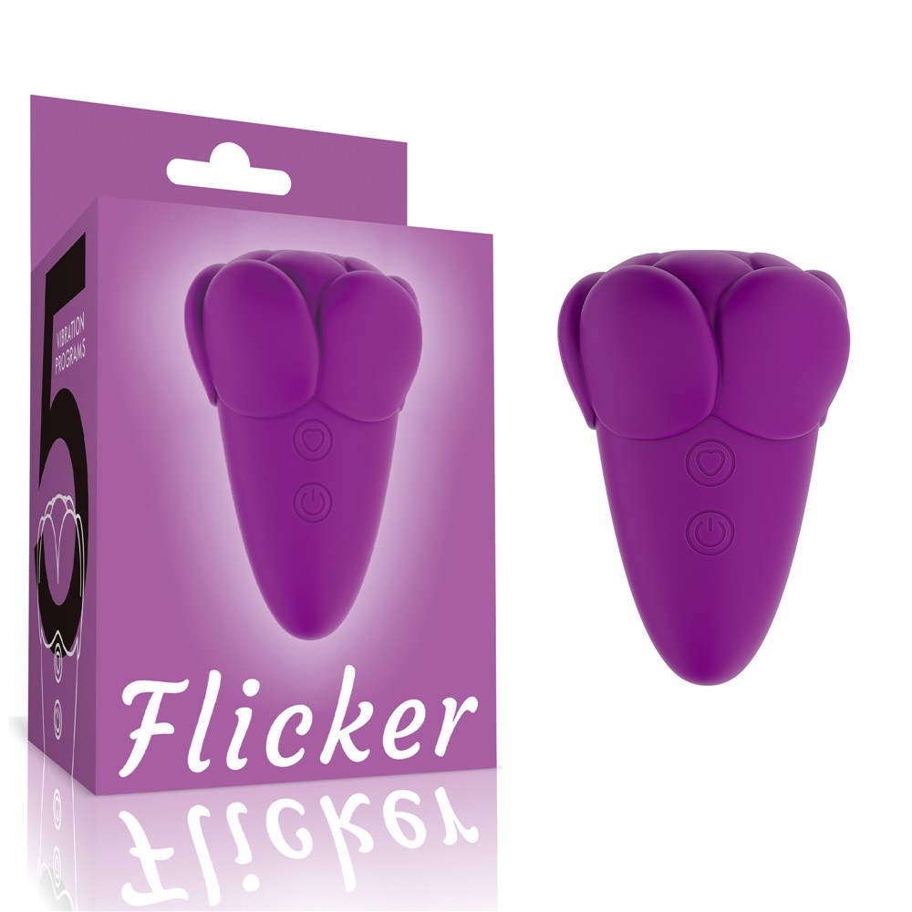 Flicker Rechargeable Vibrator Purple | ViPstore.hu - Erotika webáruház #1 - EAN 6942063401834 | SKU LVTOY00830