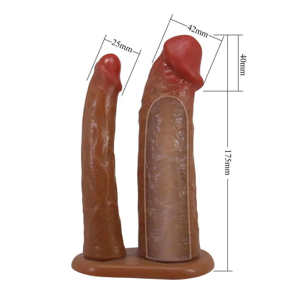Pretty Love Keaven Harness Briefs with Double Dildos | ViPstore.hu - Erotika webáruház #8 - EAN 6959532362695 | SKU DEBRA01881