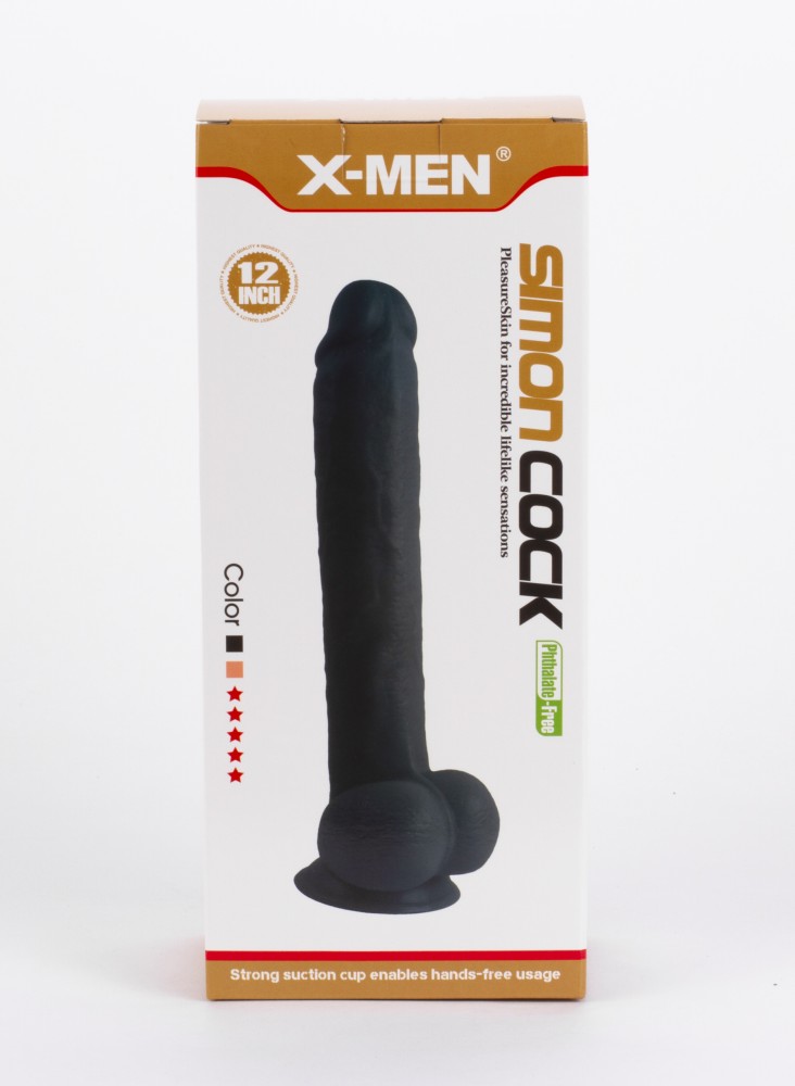 X-Men Louis 12" Cock Black | ViPstore.hu - Erotika webáruház #1 - EAN 5999560516135 | SKU XMEN000172