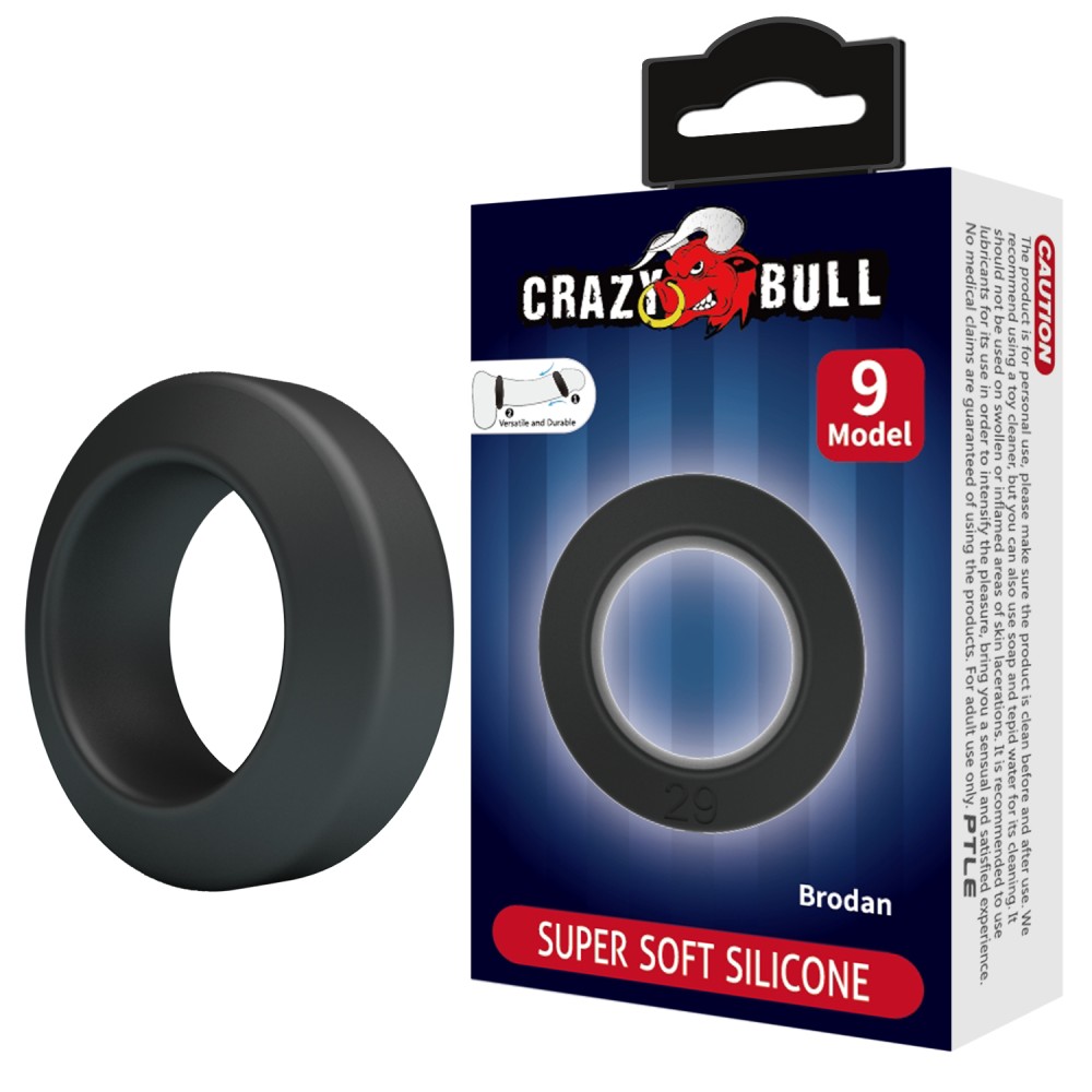 Crazy Bull Brodan Super Soft Silicone Ring | ViPstore.hu - Erotika webáruház #2 - EAN 6959532337457 | SKU DEBRA01894