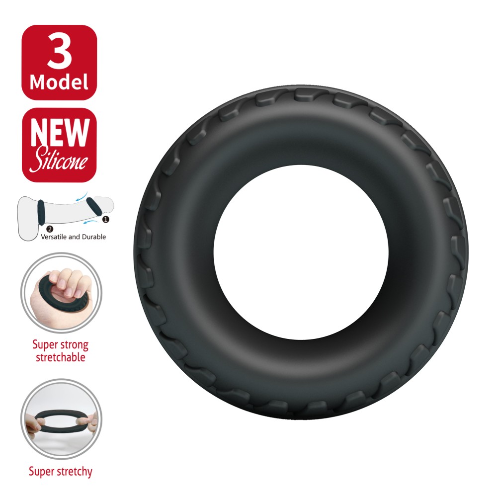 Crazy Bull Dilson Super Soft Silicone Ring | ViPstore.hu - Erotika webáruház #3 - EAN 6959532337471 | SKU DEBRA01896
