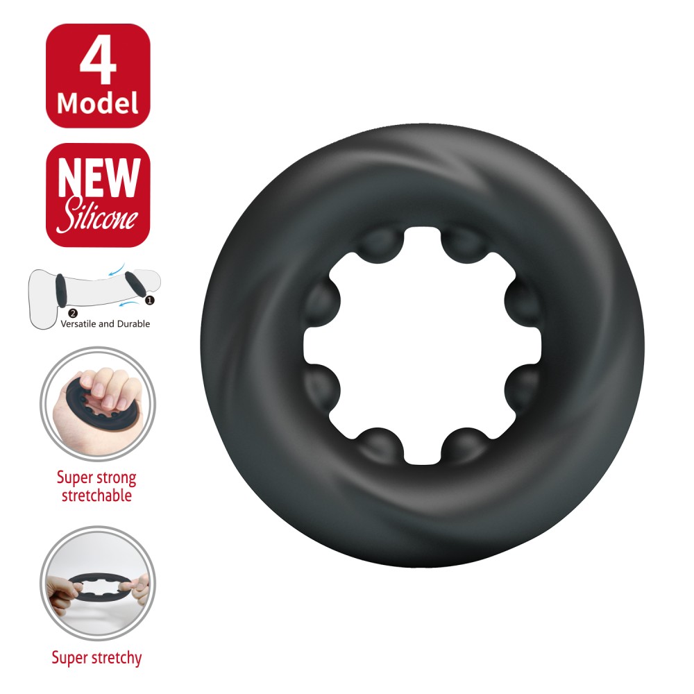 Crazy Bull Daquez Super Soft Silicone Ring | ViPstore.hu - Erotika webáruház #3 - EAN 6959532337488 | SKU DEBRA01897