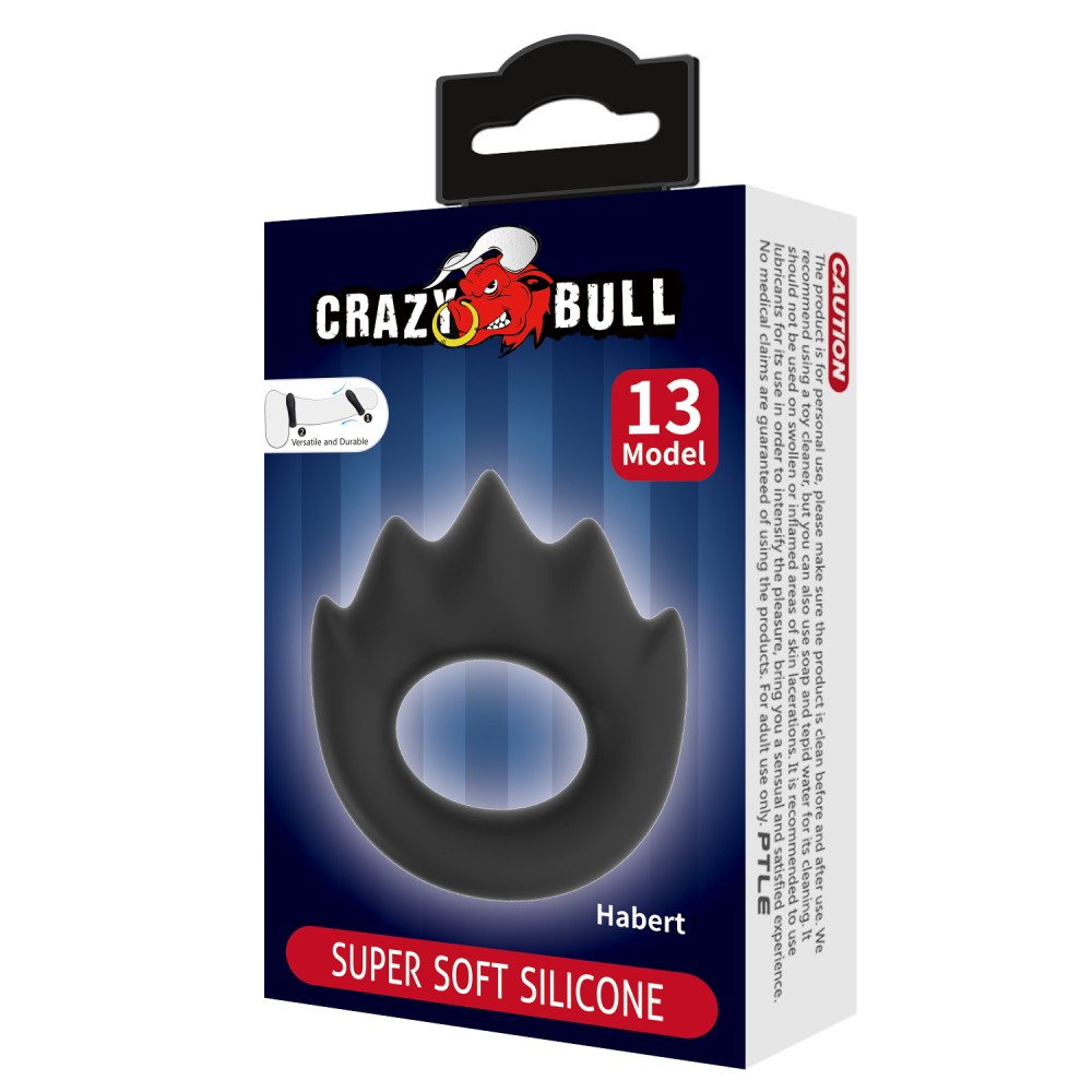 Crazy Bull Habert Super Soft Silicone Ring | ViPstore.hu - Erotika webáruház #1 - EAN 6959532337518 | SKU DEBRA01899