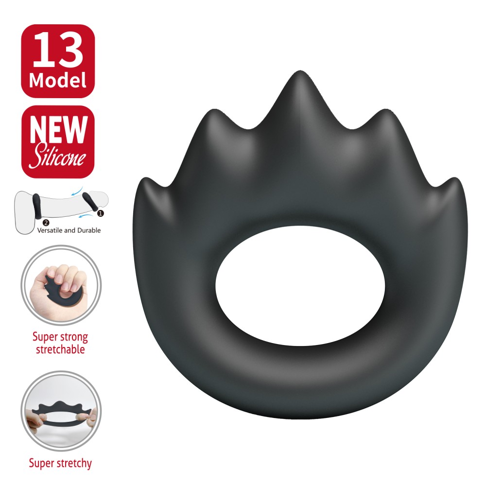 Crazy Bull Habert Super Soft Silicone Ring | ViPstore.hu - Erotika webáruház #3 - EAN 6959532337518 | SKU DEBRA01899