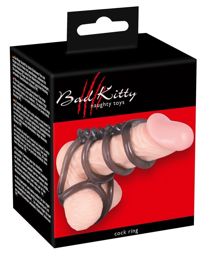 Bad Kitty Cock Ring 3 | ViPstore.hu - Erotika webáruház #1 - EAN 4024144513772 | SKU BADKIT0104