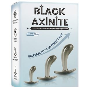 Black Axinite 3 in 1 Anal Plug Kit Set I | ViPstore.hu - Erotika webáruház #1 - EAN 4897078636882 | SKU NMC0002503